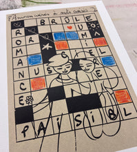 Load image into Gallery viewer, Amours croisés (Crossed Loves) - Edition 10/10- sérigraphie (screen print) - 2026
