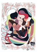 Load image into Gallery viewer, Scribbled Fleur Bleue print (Edition of 25)