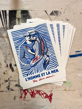 Load image into Gallery viewer, L´Homme et la Mer - Edition 10/10- sérigraphie (screenprint) - 2026
