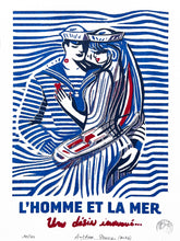 Load image into Gallery viewer, L´Homme et la Mer - Edition 10/10- sérigraphie (screenprint) - 2026
